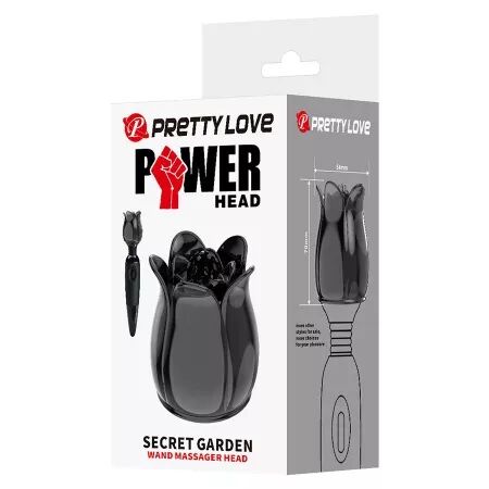 PRETTY LOVE - SECRET GARDEN T&Ecirc;TE DE MASSAGE NOIRE