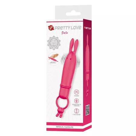 PRETTY LOVE - DELIA VIBRATEUR RABBIT AVEC ANNEAU DE R&Eacute;SISTANCE