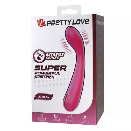 PRETTY LOVE - JESSICA VIBRATEUR ROSE HAUTE PUISSANCE