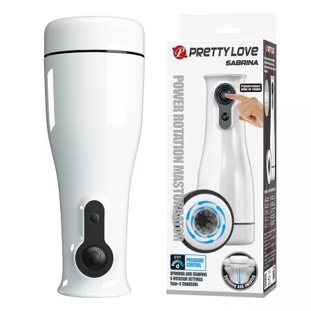 PRETTY LOVE - SABRINA MASTURBATEUR MASCULIN ROTATIF ET &Agrave; BASCULE