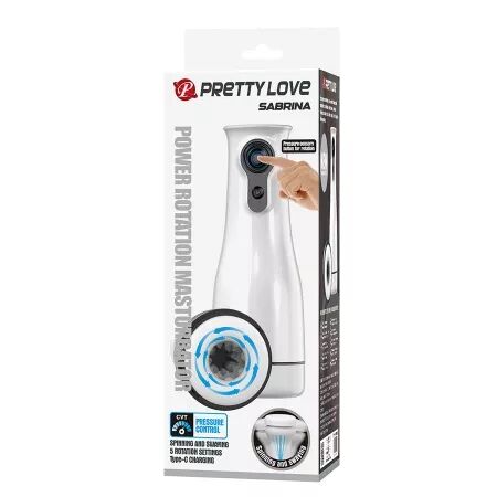 PRETTY LOVE - SABRINA MASTURBATEUR MASCULIN ROTATIF ET &Agrave; BASCULE