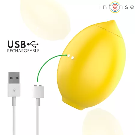 INTENSE - MONI STIMULATEUR DE SUCCION CLITORIELLE LEMON