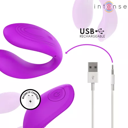 INTENSE - NORA STIMULATEUR &Agrave; PINCE VIBRANTE VIOLET