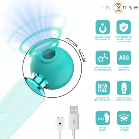 INTENSE - HAMBY STIMULATEUR MULTIFONCTIONNEL &Agrave; SUCCION ET VIBRATION