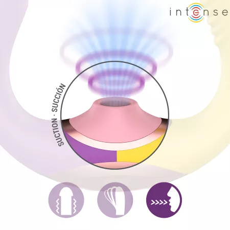 INTENSE - WILLOW STIMULATEUR &Agrave; SUCCION ET VIBRATION 3 EN 1