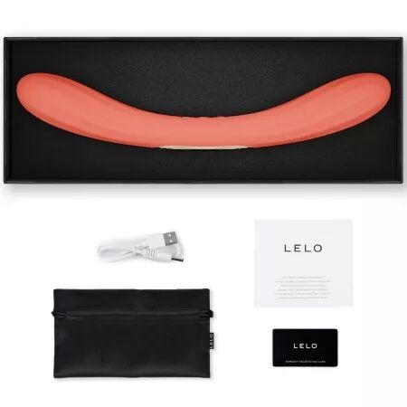 LELO - BOOMERANG VIBRATEUR DOUBLE EXTENSION ROUGE CORAIL