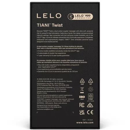 LELO - TIANI TWIST COUPLES VIBRATEUR EN MOUSSE