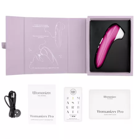 WOMANIZER - STIMULATEUR CLITORIAL VIBRANT PRO ROSE