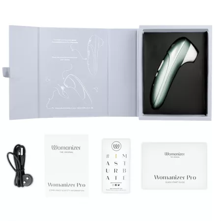 WOMANIZER - STIMULATEUR CLITORIAL PRO VIBRANT VERT SAUGE