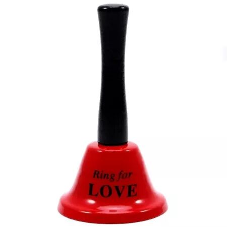 DIABLO PICANTE - CLOCHE &Agrave; MAIN ROUGE &laquo; ANNEAU D'AMOUR &raquo;