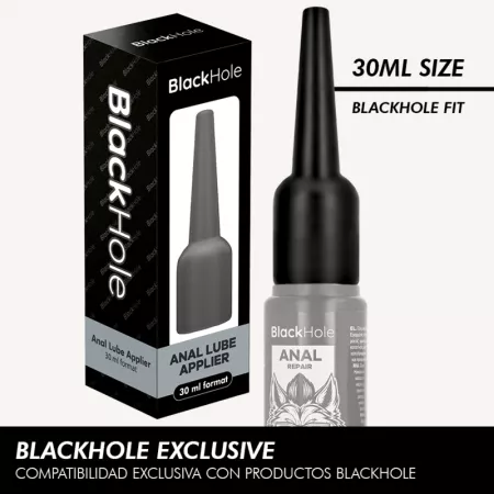 BLACK HOLE - APPLICATEUR DE LUBRIFIANT ANAL TAILLE S 30 ML