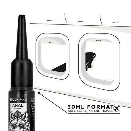 BLACK HOLE - APPLICATEUR DE LUBRIFIANT ANAL TAILLE S 30 ML