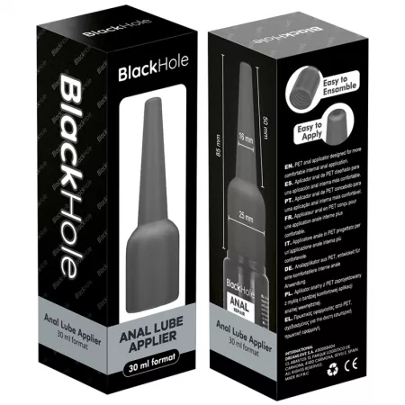 BLACK HOLE - APPLICATEUR DE LUBRIFIANT ANAL TAILLE S 30 ML