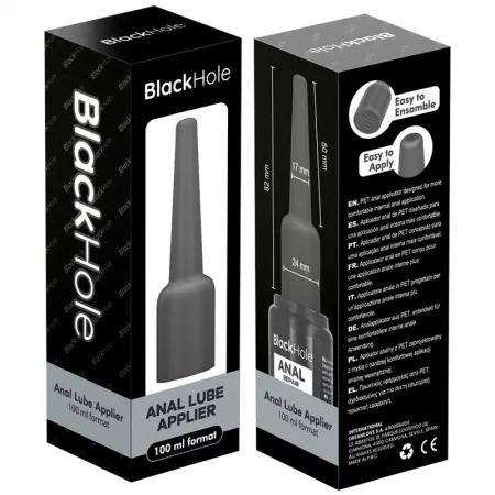 BLACK HOLE - APPLICATEUR DE LUBRIFIANT ANAL TAILLE L 100 ML