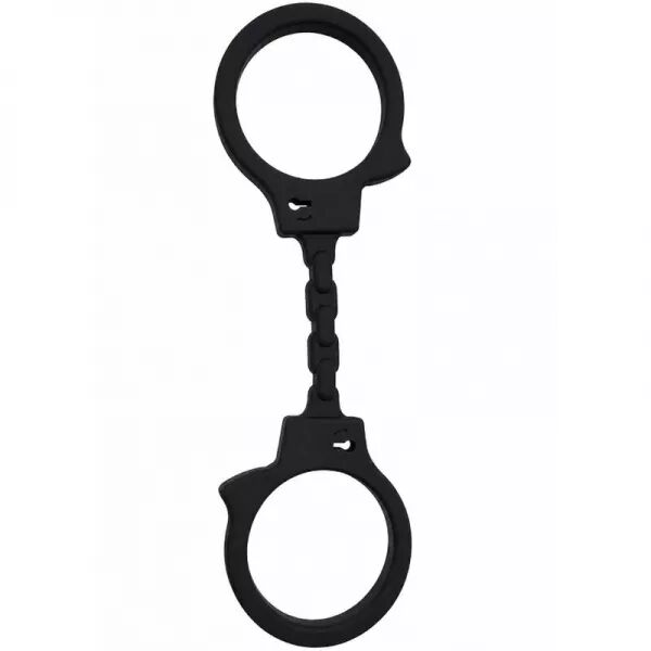 DIABLO PICANTE - MENOTTES EN SILICONE NOIRES