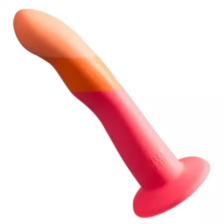 ROMP - DIZI GODEMICHET EN SILICONE AVEC VENTOUSE TRICOL&Eacute; 18 CM