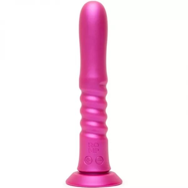 ROMP - JIGGLE VIBRATEUR � VENTOUSE ROSE, AVEC MOUVEMENTS DE HAUT EN BAS