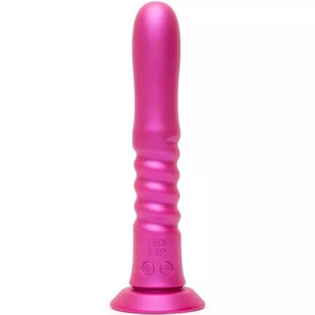 ROMP - JIGGLE VIBRATEUR &Agrave; VENTOUSE ROSE, AVEC MOUVEMENTS DE HAUT EN BAS
