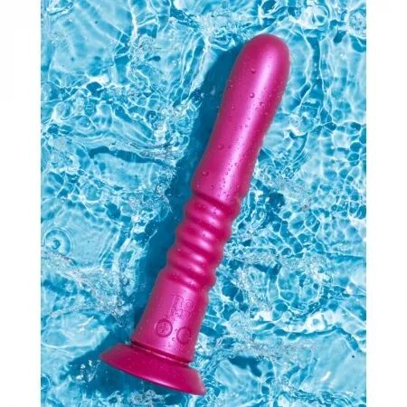 ROMP - JIGGLE VIBRATEUR &Agrave; VENTOUSE ROSE, AVEC MOUVEMENTS DE HAUT EN BAS