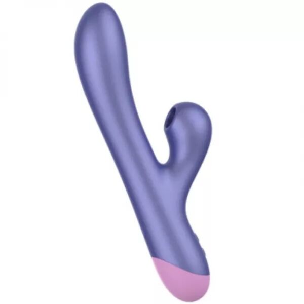 ROMP - PULSE VIBRATEUR DOUBLE POINT G RABBIT BLEU �LECTRIQUE