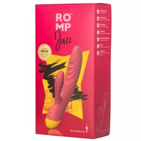 ROMP - JAZZ VIBRATEUR LAPIN RECHARGEABLE ROUGE