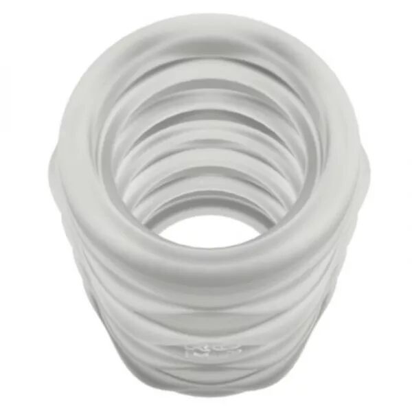 ROMP - MOSH MASTURBATEUR M�LE TRANSPARENT AVEC GAINE R�VERSIBLE DE 6 CM