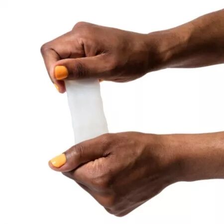 ROMP - MOSH MASTURBATEUR M&Acirc;LE TRANSPARENT AVEC GAINE R&Eacute;VERSIBLE DE 6 CM