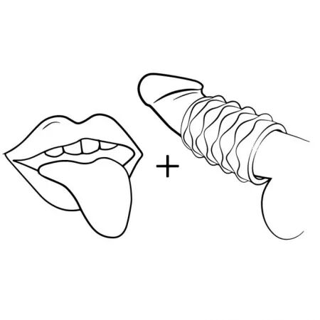ROMP - MOSH MASTURBATEUR M&Acirc;LE TRANSPARENT AVEC GAINE R&Eacute;VERSIBLE DE 6 CM
