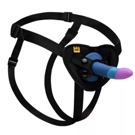 ROMP - PICCOLO GODEMICHET EN SILICONE AVEC VENTOUSE TRICOLORE 14 CM