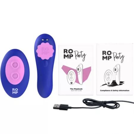 ROMP - Culotte vibrante magn&eacute;tique en silicone avec t&eacute;l&eacute;commande