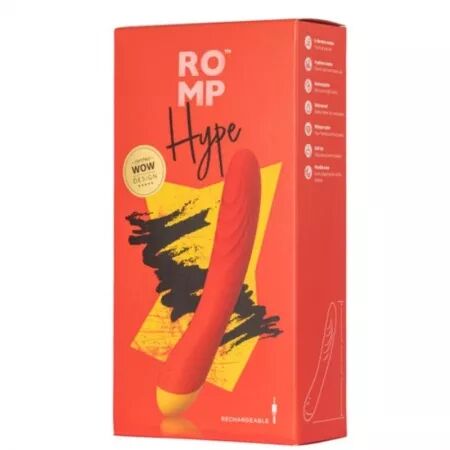 ROMP - HYPE VIBRATEUR MULTIFONCTIONS POINT G ROUGE