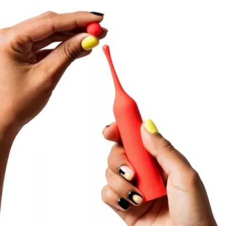 ROMP - POP STIMULATEUR CLITORIAL HAUTE FR&Eacute;QUENCE ROUGE