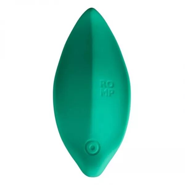 ROMP - WAVE VIBRATEUR STIMULATEUR CLITORIAL FORME ERGONOMIQUE VERT D'EAU