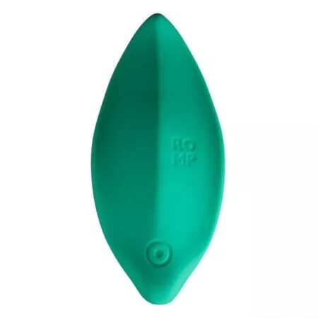 ROMP - WAVE VIBRATEUR STIMULATEUR CLITORIAL FORME ERGONOMIQUE VERT D'EAU