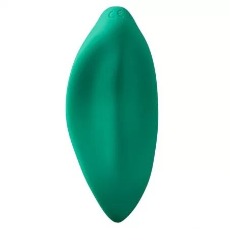 ROMP - WAVE VIBRATEUR STIMULATEUR CLITORIAL FORME ERGONOMIQUE VERT D'EAU