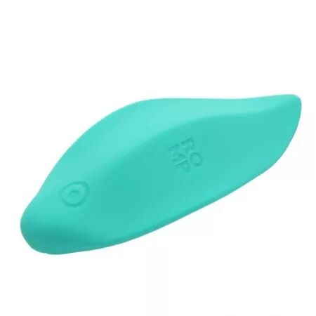ROMP - WAVE VIBRATEUR STIMULATEUR CLITORIAL FORME ERGONOMIQUE VERT D'EAU