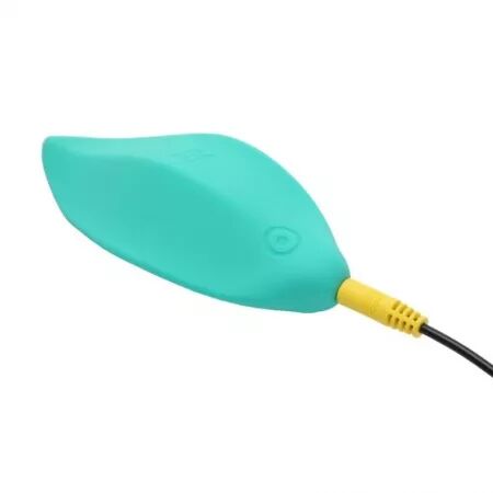 ROMP - WAVE VIBRATEUR STIMULATEUR CLITORIAL FORME ERGONOMIQUE VERT D'EAU