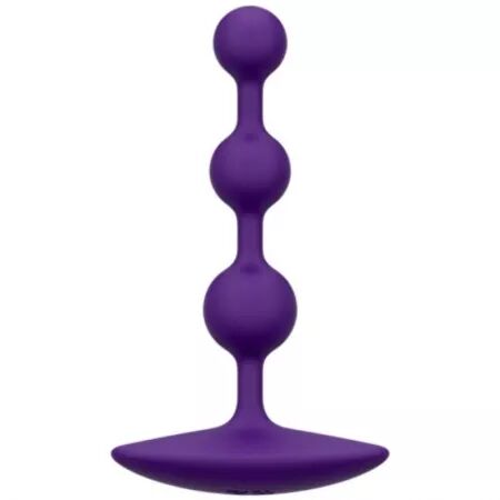 ROMP - AMP PERLES ANALES EN SILICONE FLEXIBLE VIOLETTES 12,5 CM