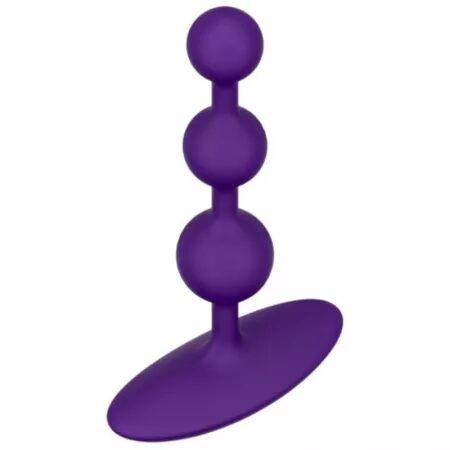 ROMP - AMP PERLES ANALES EN SILICONE FLEXIBLE VIOLETTES 12,5 CM