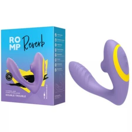 ROMP - REVERB STIMULATEUR DE POINT G ET APPAREIL DE SUCCION CLITORIALE REVERB VIOLETTE