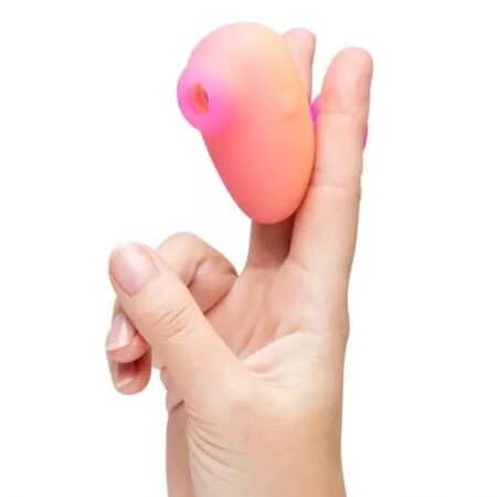 ROMP - KISS VIBRATEUR &Agrave; DOIGTS RECHARGEABLE &Agrave; SUCCION CLITORIALE