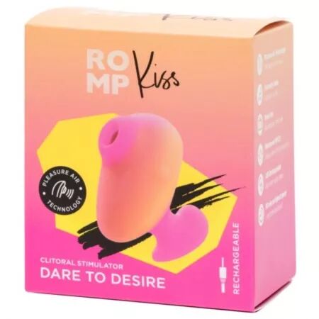ROMP - KISS VIBRATEUR &Agrave; DOIGTS RECHARGEABLE &Agrave; SUCCION CLITORIALE
