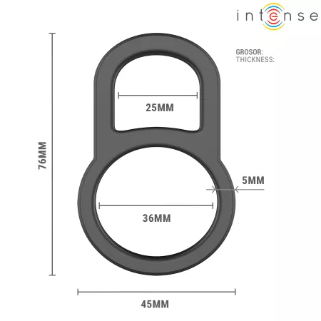 INTENSE - CONLETH ANNEAU P&Eacute;NIS DOUBLE R&Eacute;GLABLE MOD&Egrave;LE 3