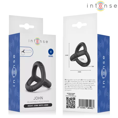 INTENSE - JOHN ANNEAU TRIPLE AJUSTABLE POUR LE P&Eacute;NIS MOD&Egrave;LE 4