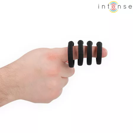 INTENSE - MICHIEL ENSEMBLE DE 4 ANNEAUX P&Eacute;NIS MOD&Egrave;LE 10