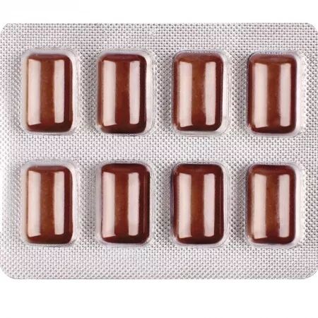 WUG POWER UP ? Chewing-gum fonctionnel &agrave; la caf&eacute;ine et au caf&eacute;, blister de 8 pi&egrave;ces