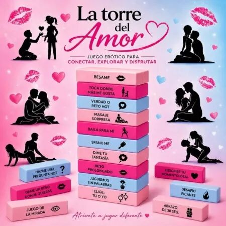 DIABLO PICANTE - JEU DE LA TOUR D'AMOUR - VERSION ESPAGNOLE
