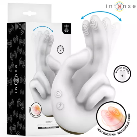 INTENSE - JIMMY STIMULATEUR MULTIFONCTION EN FORME DE MAIN AVEC VIBRATION ET CHALEUR