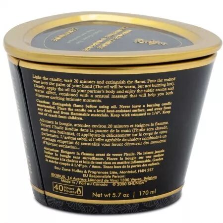 SHUNGA - BOUGIE DE MASSAGE LAVANDE 170 ML