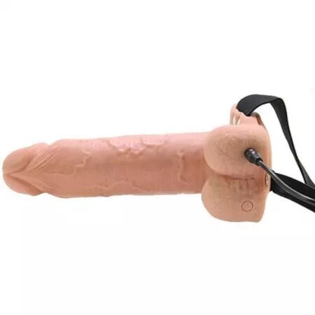FETISH FANTASY SERIES - GODEMICHET VIBRANT Creux R&Eacute;ALISTE AVEC BOULES 17,8 CM